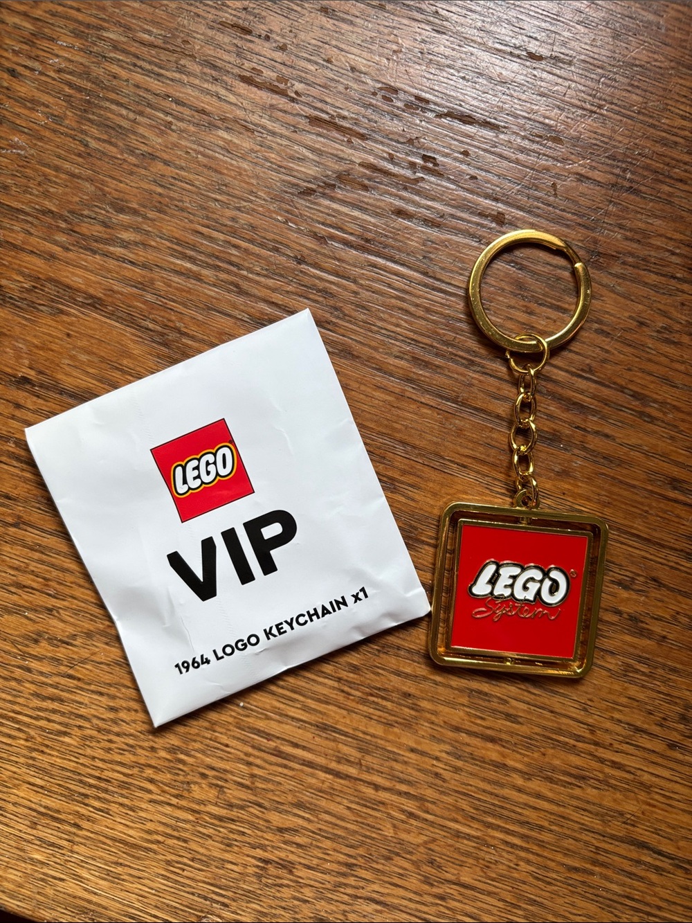 LEGO Retro Logo Keychain